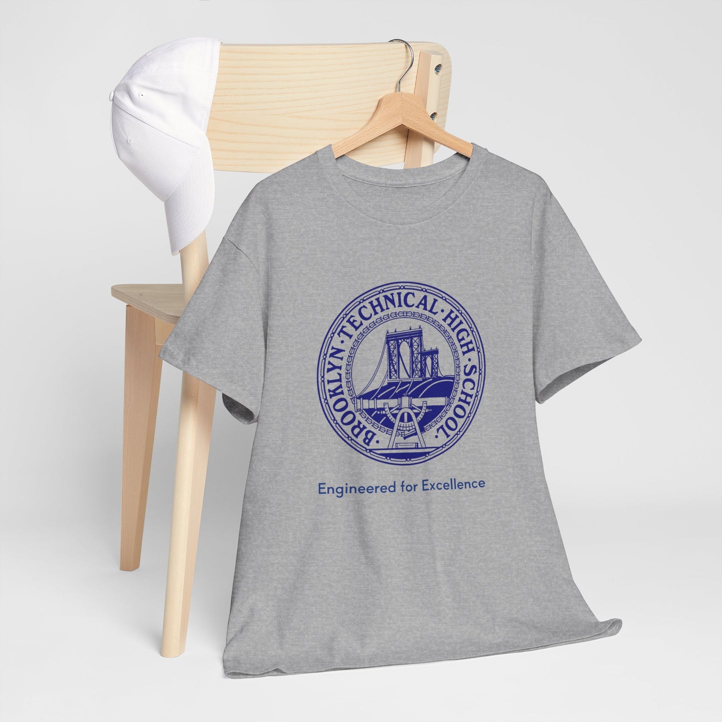 Classic Tech Seal - "engineered For Excellence" - Men's Heavy Cotton T-Shirt