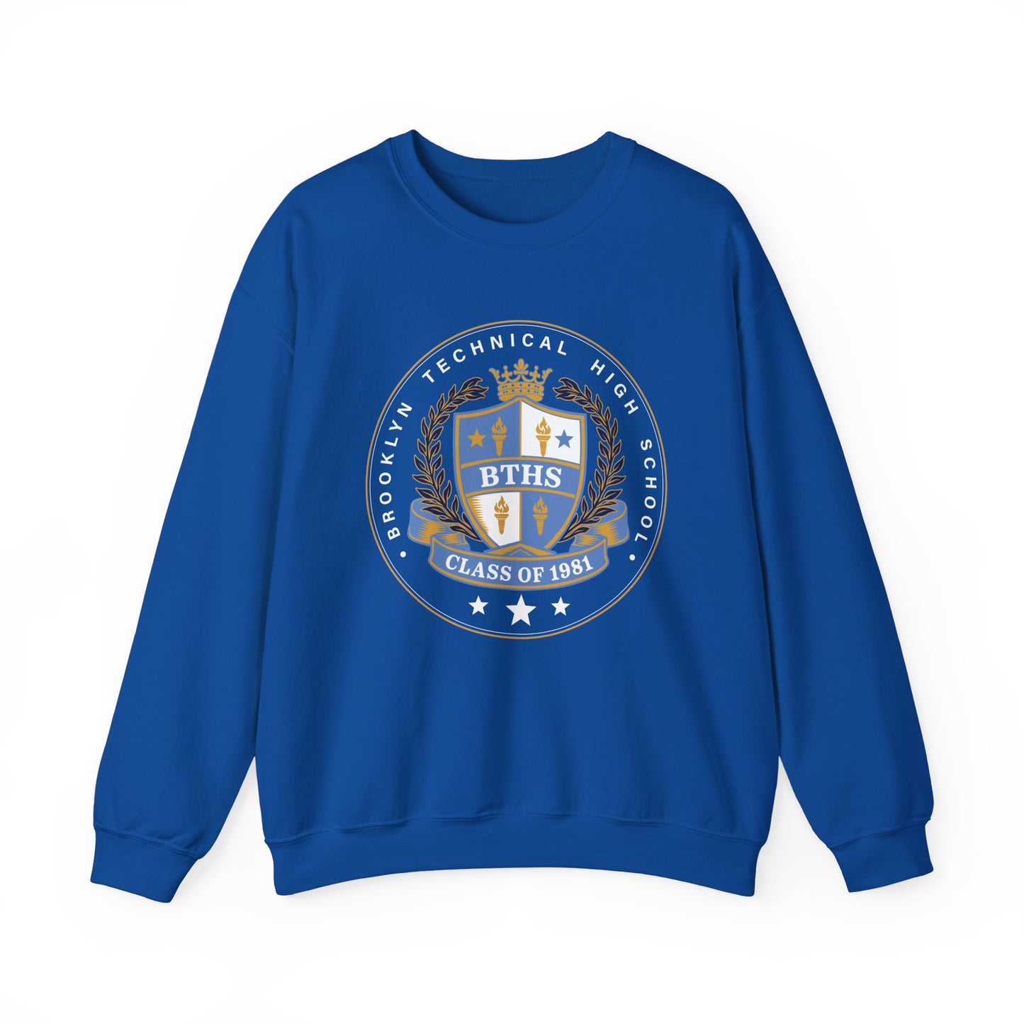 Class of 1981 - Men's Heavy Blend™ Crewneck Sweatshirt - Light Blue Logo