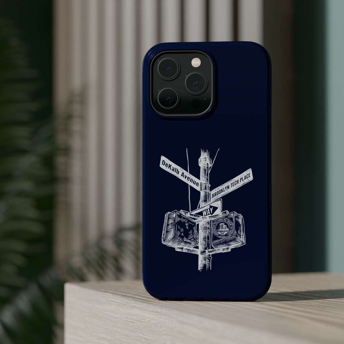 Dekalb Avenue & Brooklyn Tech Pl Magnetic Phone Case