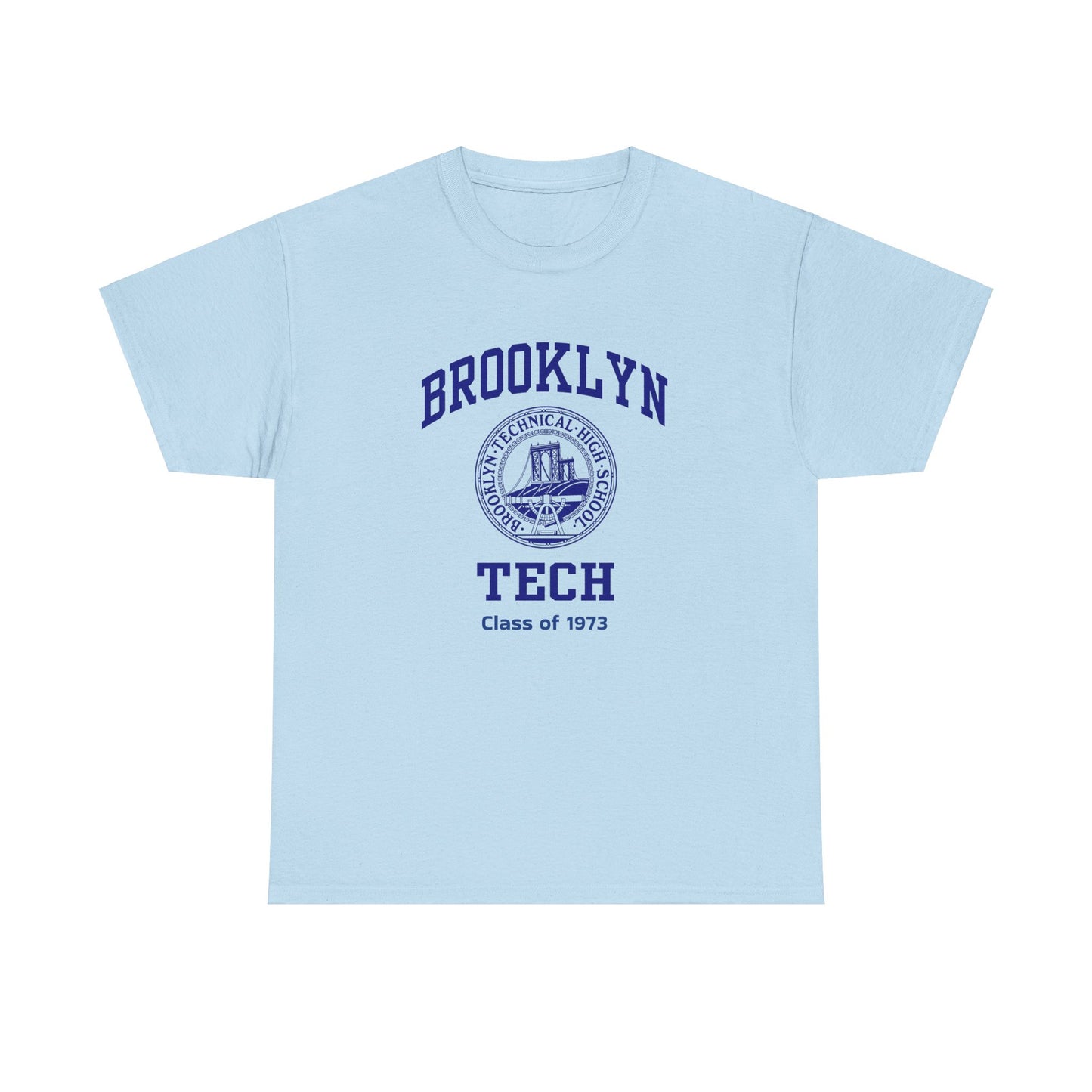 Brooklyn Tech Classic Logo - Men's Heavy Cotton T-Shirt - Class of 1973