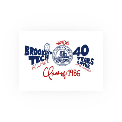 Class of 1986 Poster