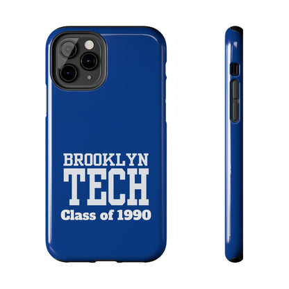 Brooklyn Tech Class of 1990 Tough Phone Case - Blue