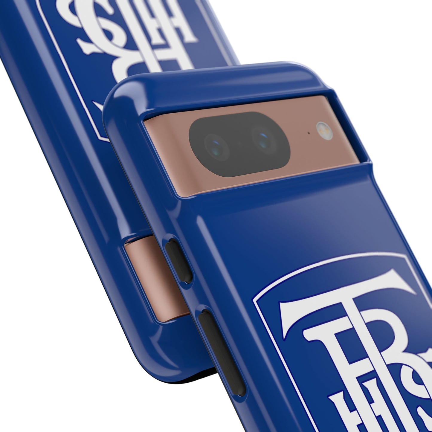 Stacked Logo - Tough Phone Cases - Navy