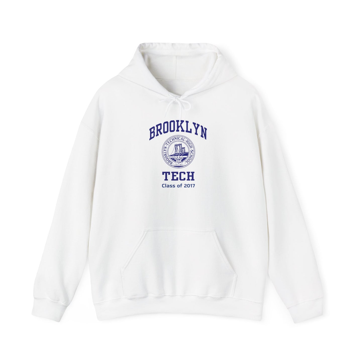 Brooklyn Tech Classic Logo - Men's Heavy Blend™ Hooded Sweatshirt - Class of 2017