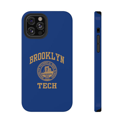 Brooklyn Tech Classic Logo - Impact-Resistant Phone Cases - Iphone Or Samsung - Navy