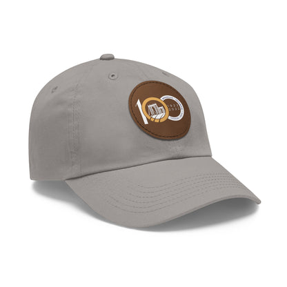 Tech Centennial Hat with Leather Patch (Round)