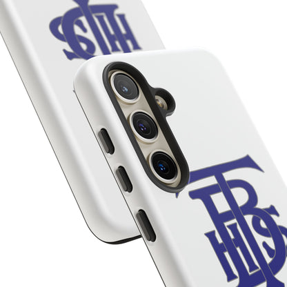 Stacked Logo - Tough Phone Cases - White