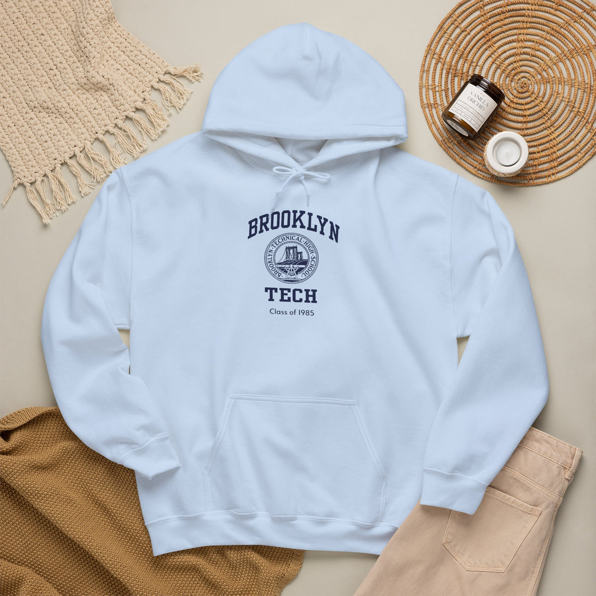 Class of 1985 - Classic Logo with Brooklyn Tech - Gildan Hoodie