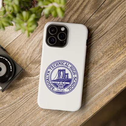 Classic Tech Seal - Impact-Resistant Phone Cases - Iphone Or Samsung - White