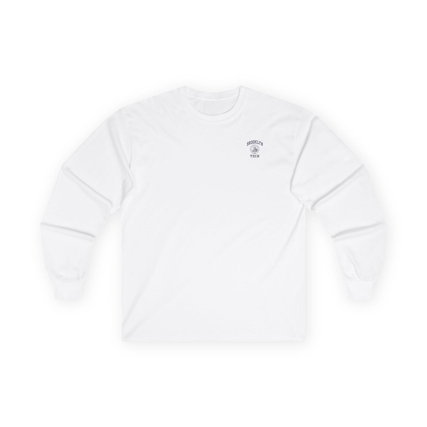 Classic Logo with Brooklyn Tech - Unisex Ultra Cotton Long Sleeve Tee - Logo on left chest