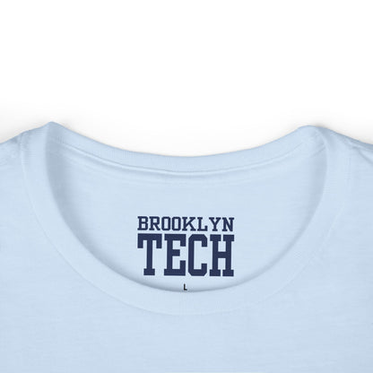 Boutique - Dekalb Ave & Brooklyn Tech Pl. - Ladies Softstyle T-Shirt - Blue Graphic