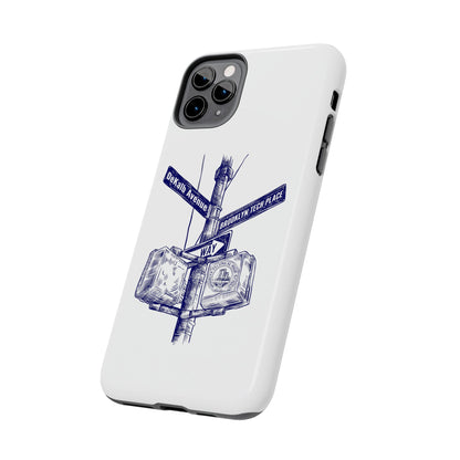 Dekalb Ave & Brooklyn Tech Place - Tough Phone Cases - White