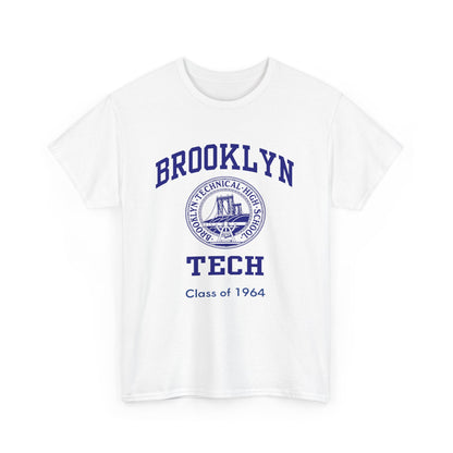 Classic Tech Seal With Brooklyn Tech - Men's Heavy Cotton T-Shirt - Class Of 1964