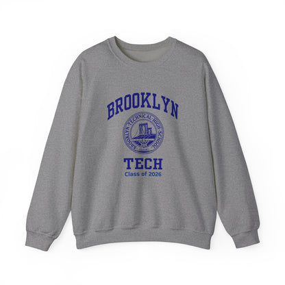 Brooklyn Tech Classic Logo - Men's Heavy Blend™ Crewneck Sweatshirt - Class of 2026