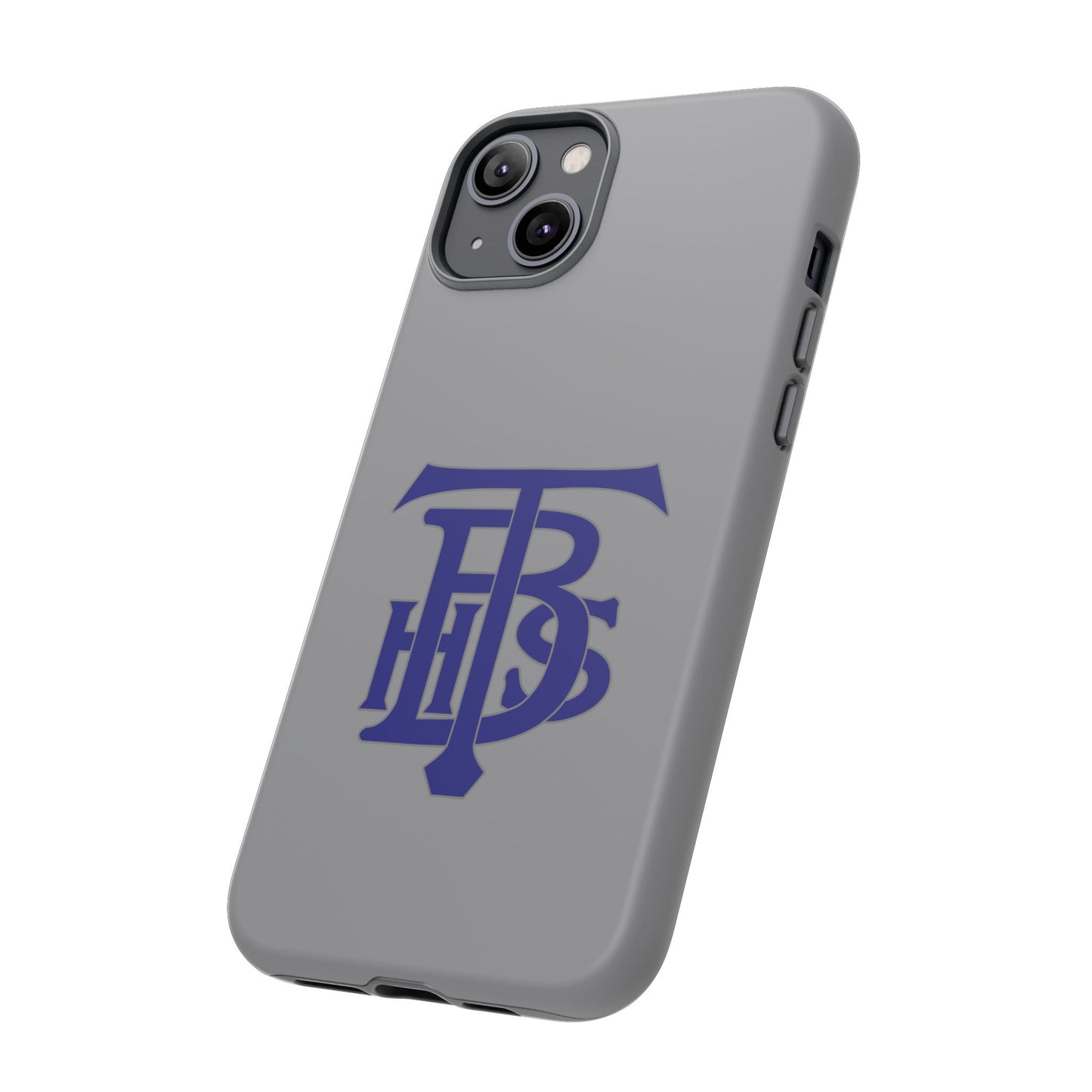 Stacked Logo - Tough Phone Cases - Gray - iPhones