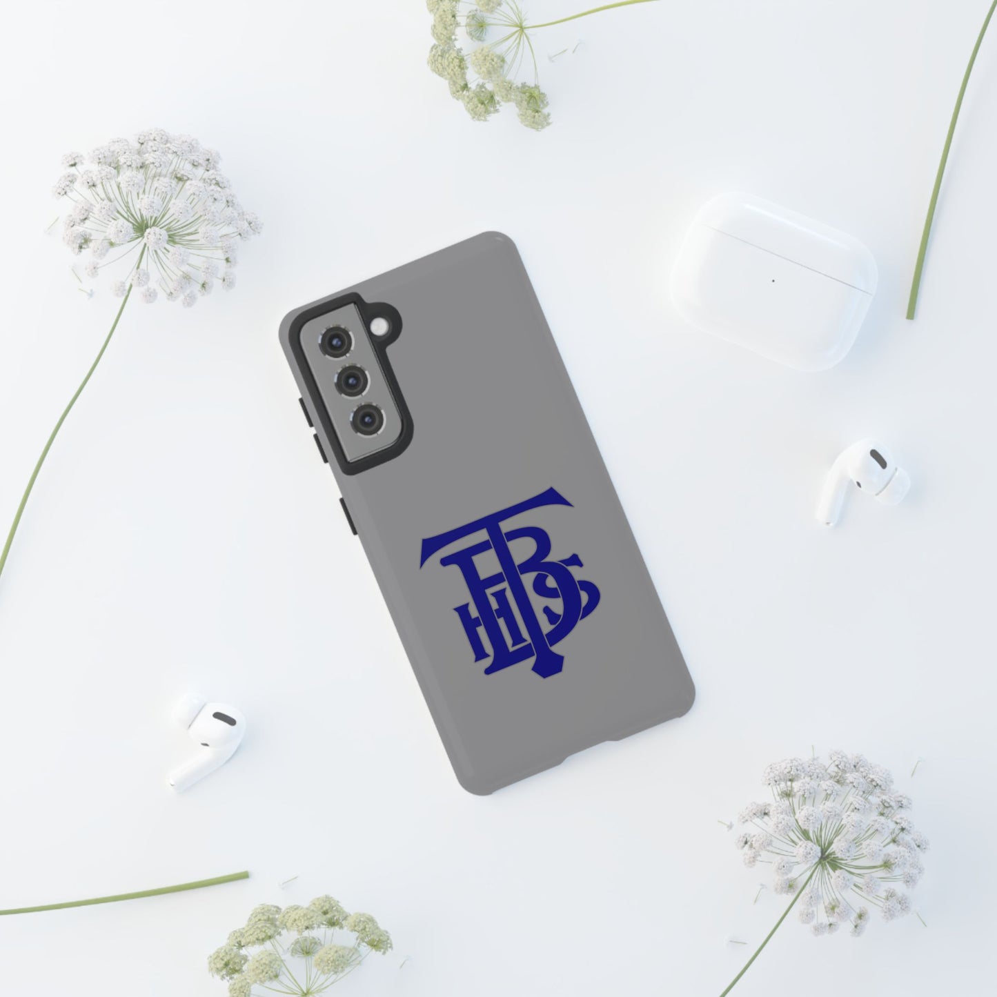 Stacked Logo - Tough Phone Cases - Gray - Samsung phones