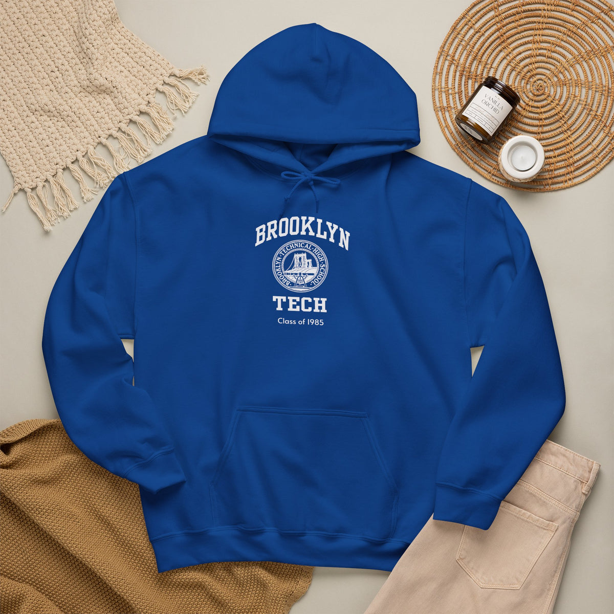 Class of 1985 - Classic Logo with Brooklyn Tech - Gildan Hoodie
