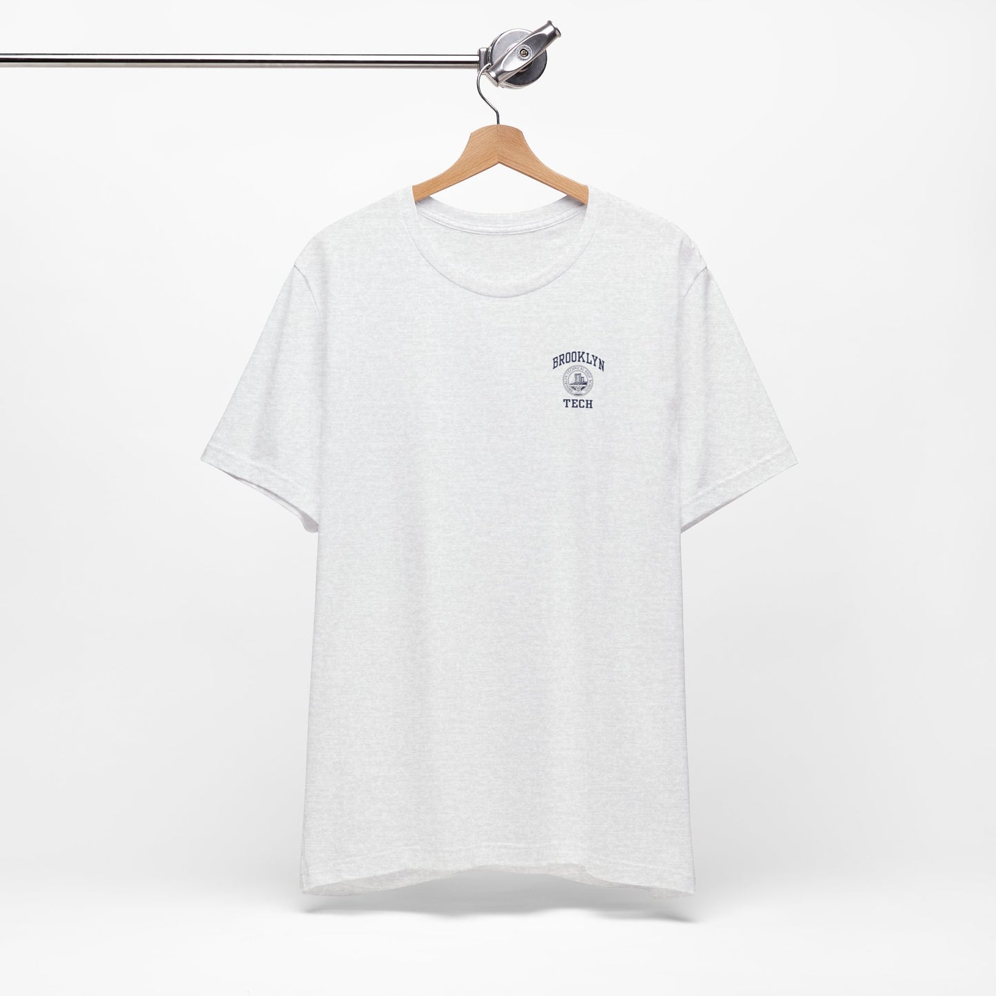 Classic Logo with Brooklyn Tech on Left Chest - Men's Jersey Short Sleeve T-Shirt
