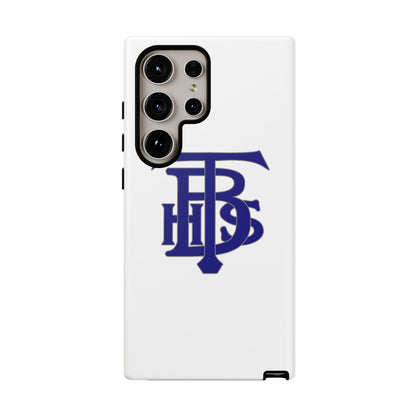 Stacked Logo - Tough Phone Cases - White