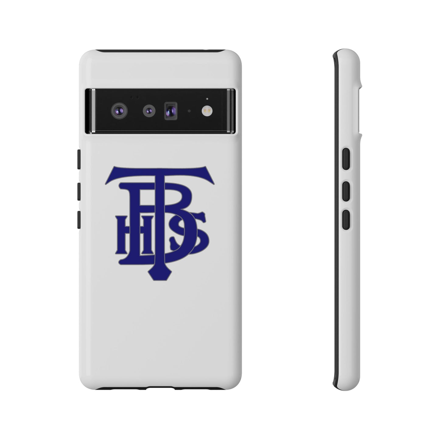 Stacked Logo - Tough Phone Cases - White