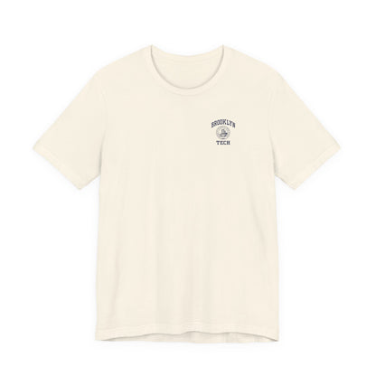 Classic Logo with Brooklyn Tech on Left Chest - Men's Bella + Canvas Short Sleeve Jersey T-Shirt