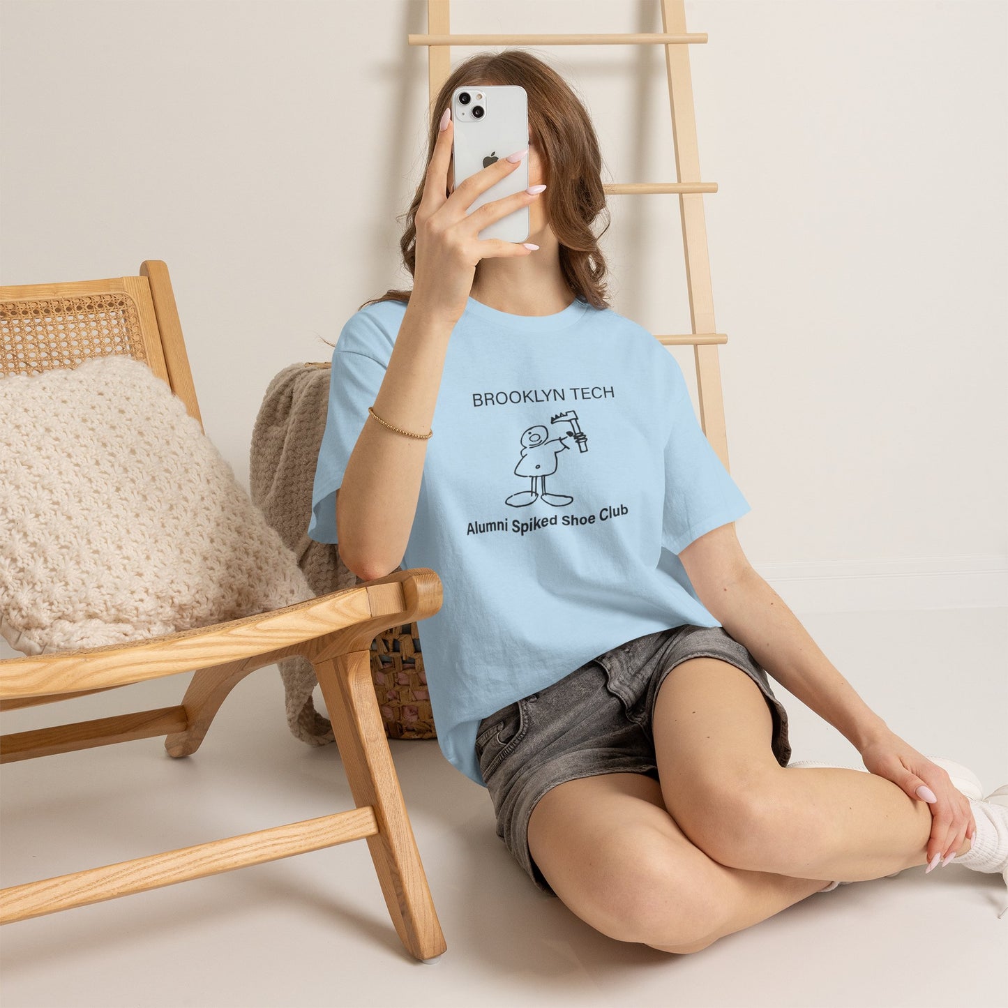 Brooklyn Tech "Alumni Spiked Shoe Club" Heavy Cotton T-Shirt