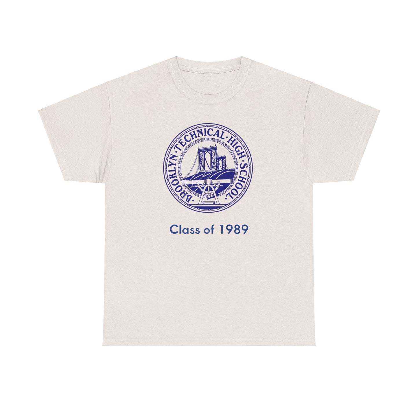 Classic Tech Logo - Men's Heavy Cotton T-Shirt - Class Of 1989