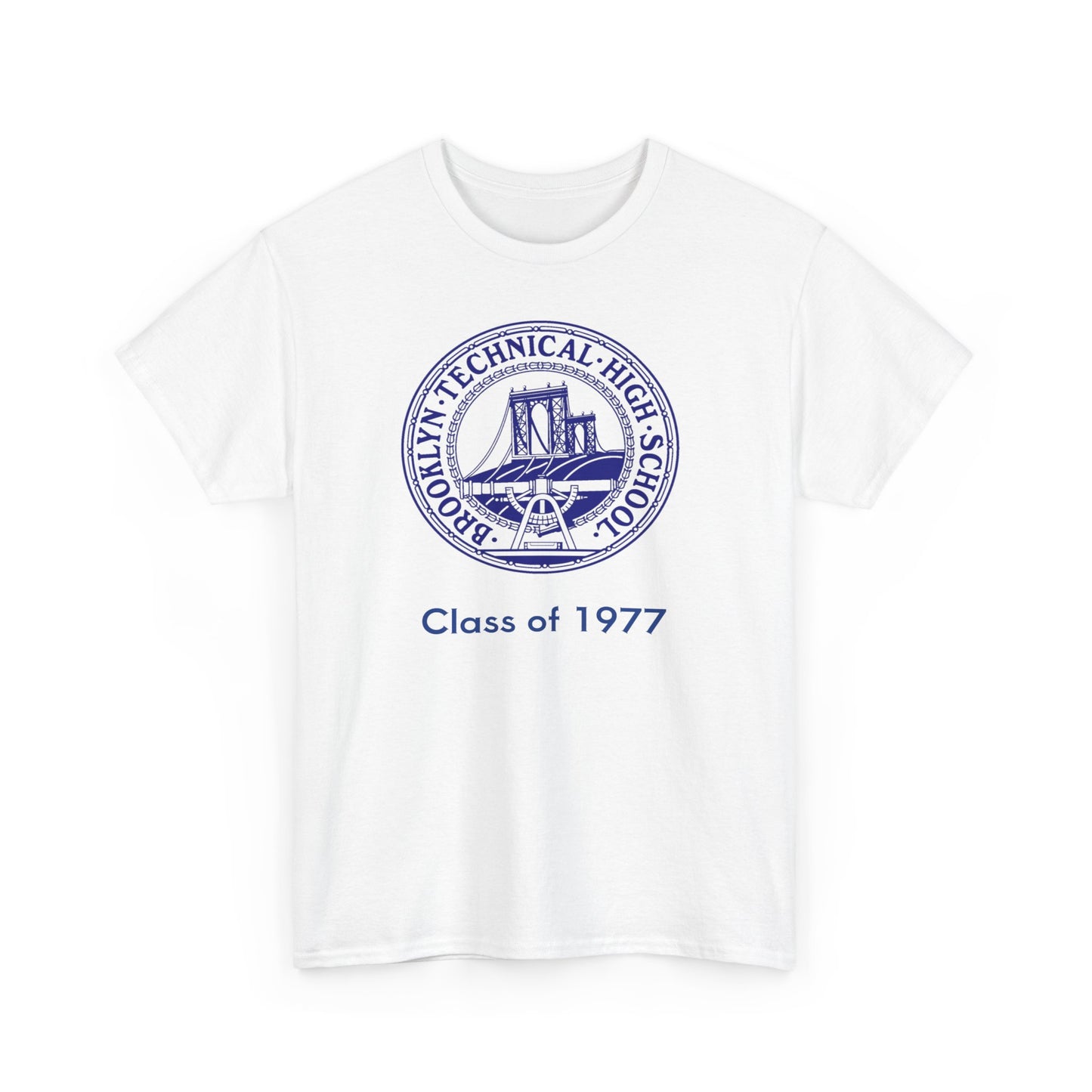 Classic Tech Seal - Men's Heavy Cotton T-Shirt - Class Of 1977