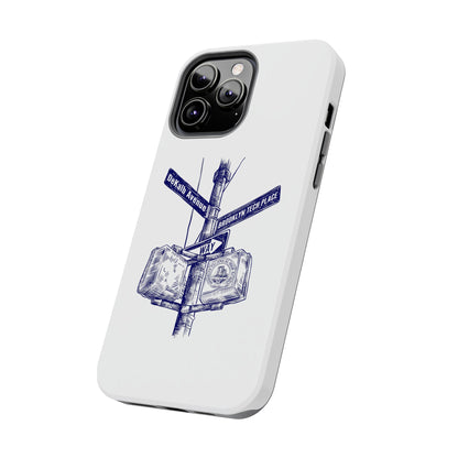 Dekalb Ave & Brooklyn Tech Place - Tough Phone Cases - White