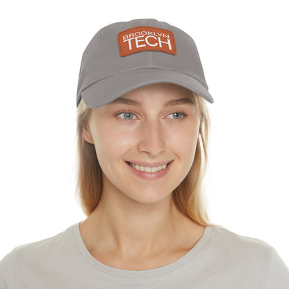 Modern Brooklyn Tech - Hat With Rectangular Leather Patch