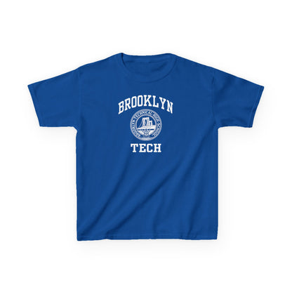 Family - Classic Brooklyn Tech Logo - Kids Heavy Cotton™ T-Shirt