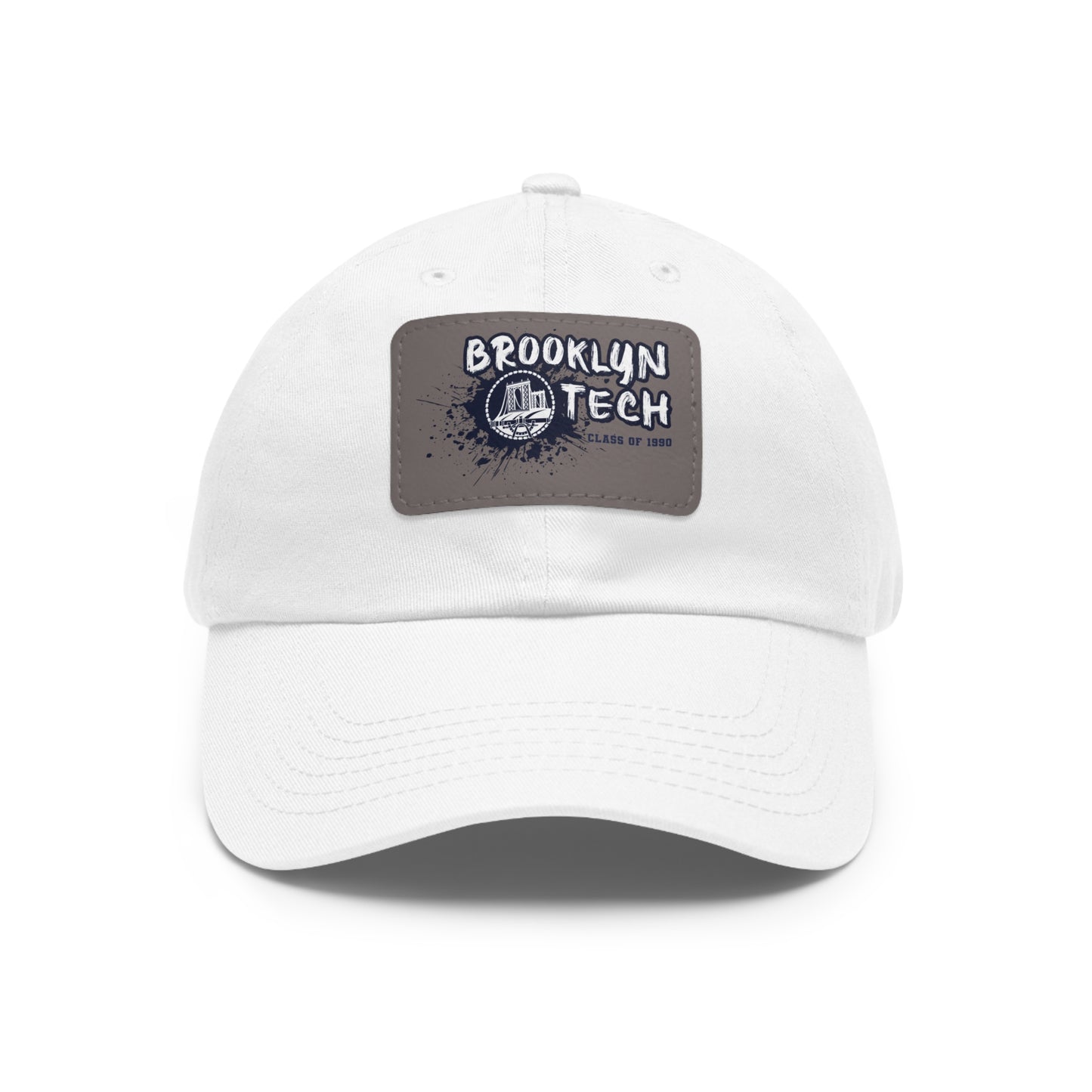 Class Of 1990 Commemorative Dad Hat With Leather Patch (rectangle)