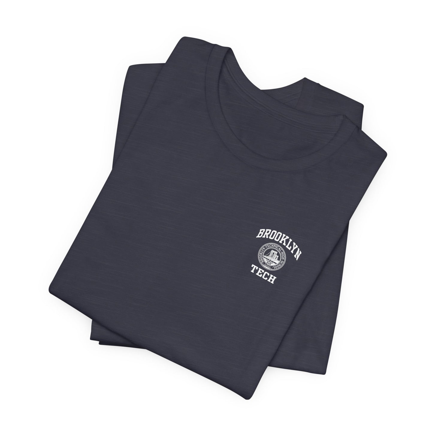 Classic Logo with Brooklyn Tech on Left Chest - Men's Jersey Short Sleeve T-Shirt