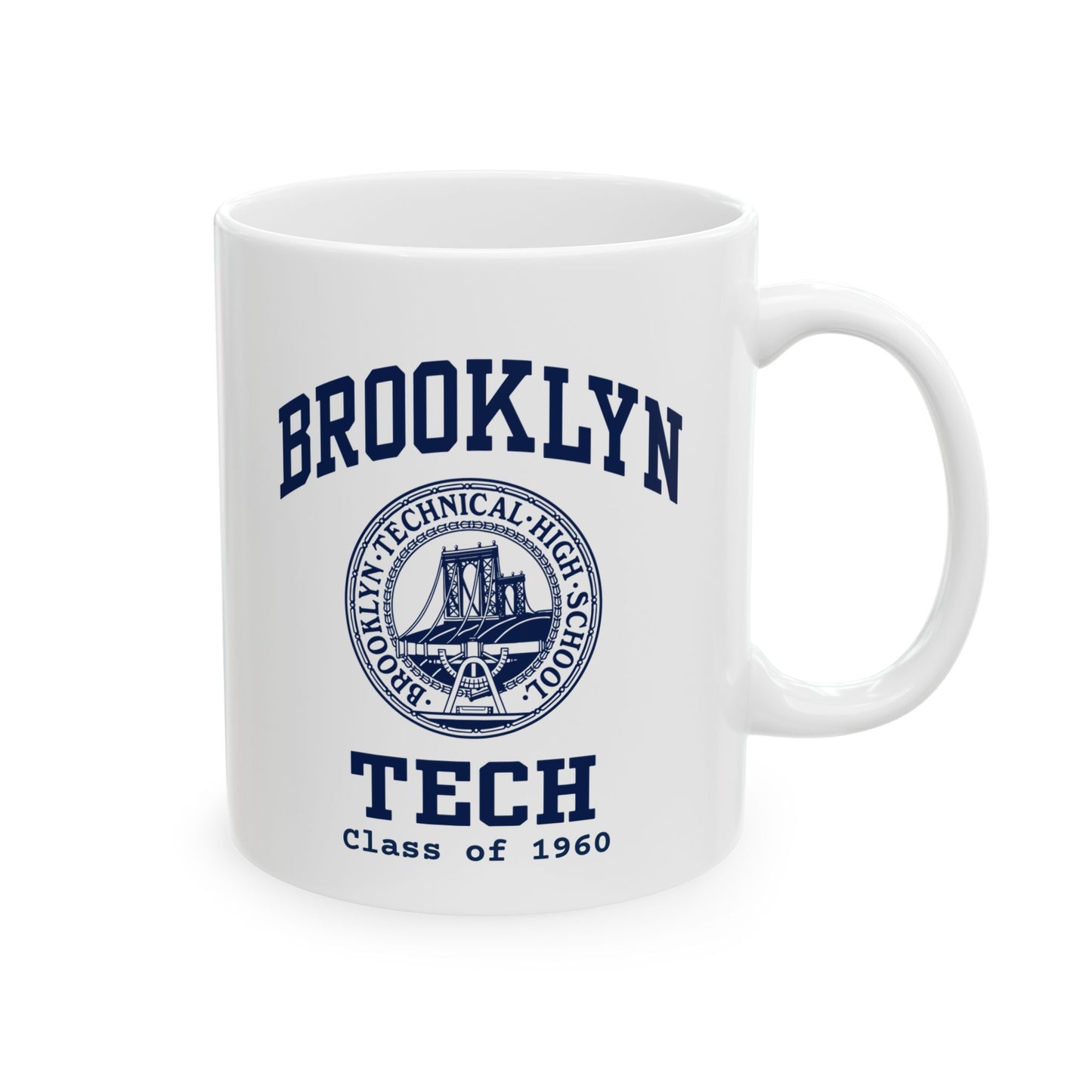 Classic Logo with Brooklyn Tech - Class of 1960 - Ceramic Mug (11oz/15oz)