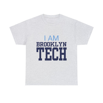 I Am Brooklyn Tech - Classic Font - Men's Heavy Cotton T-Shirt