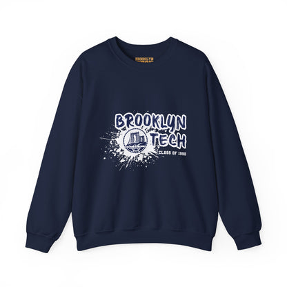 Class Of 1990 Commemorative Unisex Heavy Blend™ Crewneck Sweatshirt - White Font