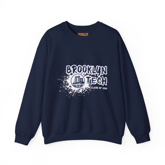 Class Of 1990 Commemorative Unisex Heavy Blend™ Crewneck Sweatshirt - White Font