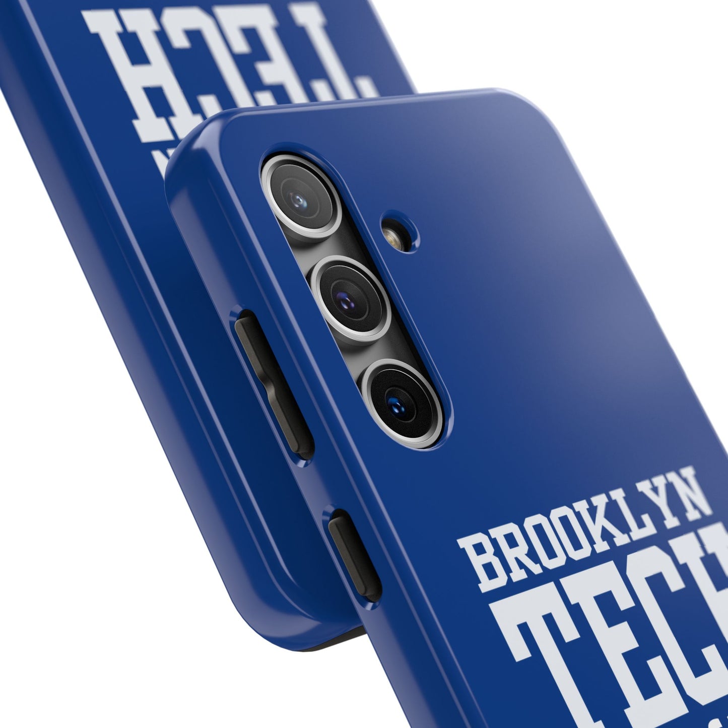 Brooklyn Tech Class of 1995 Tough Phone Case - Blue with white graphics