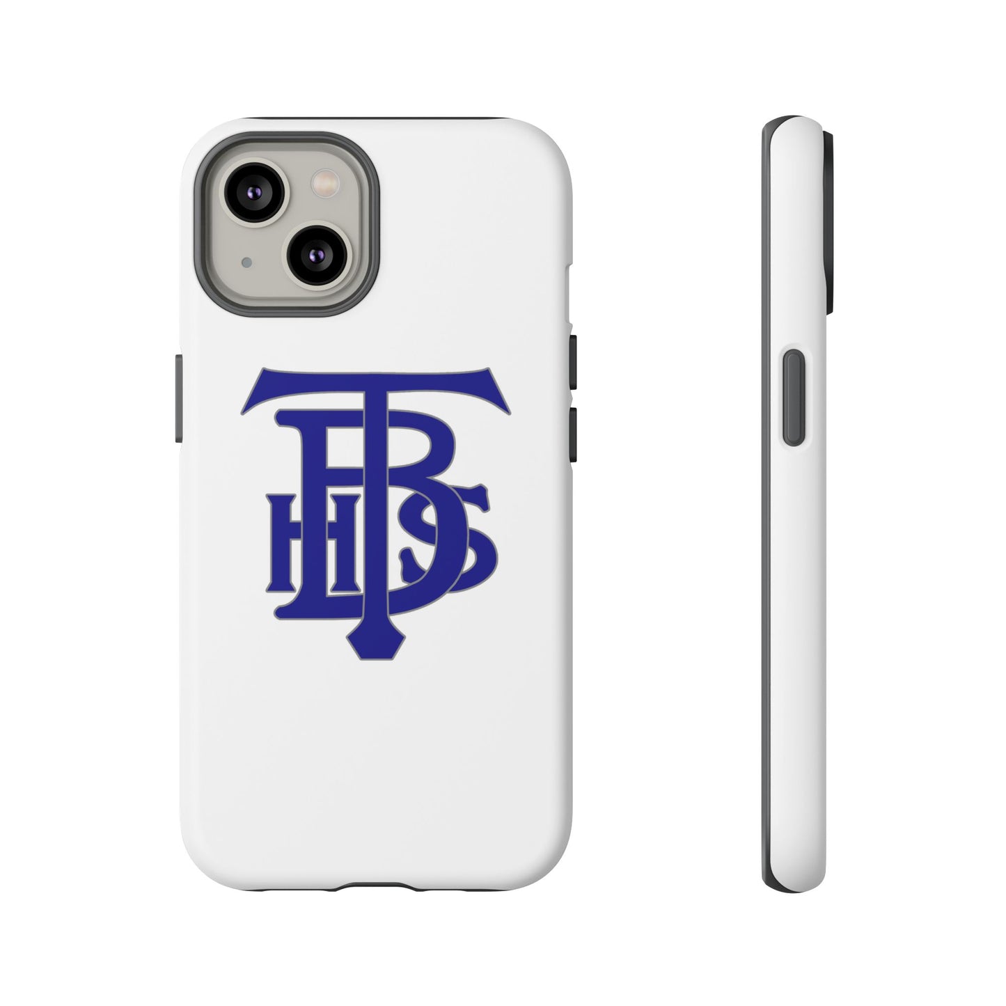 Stacked Logo - Tough Phone Cases - White