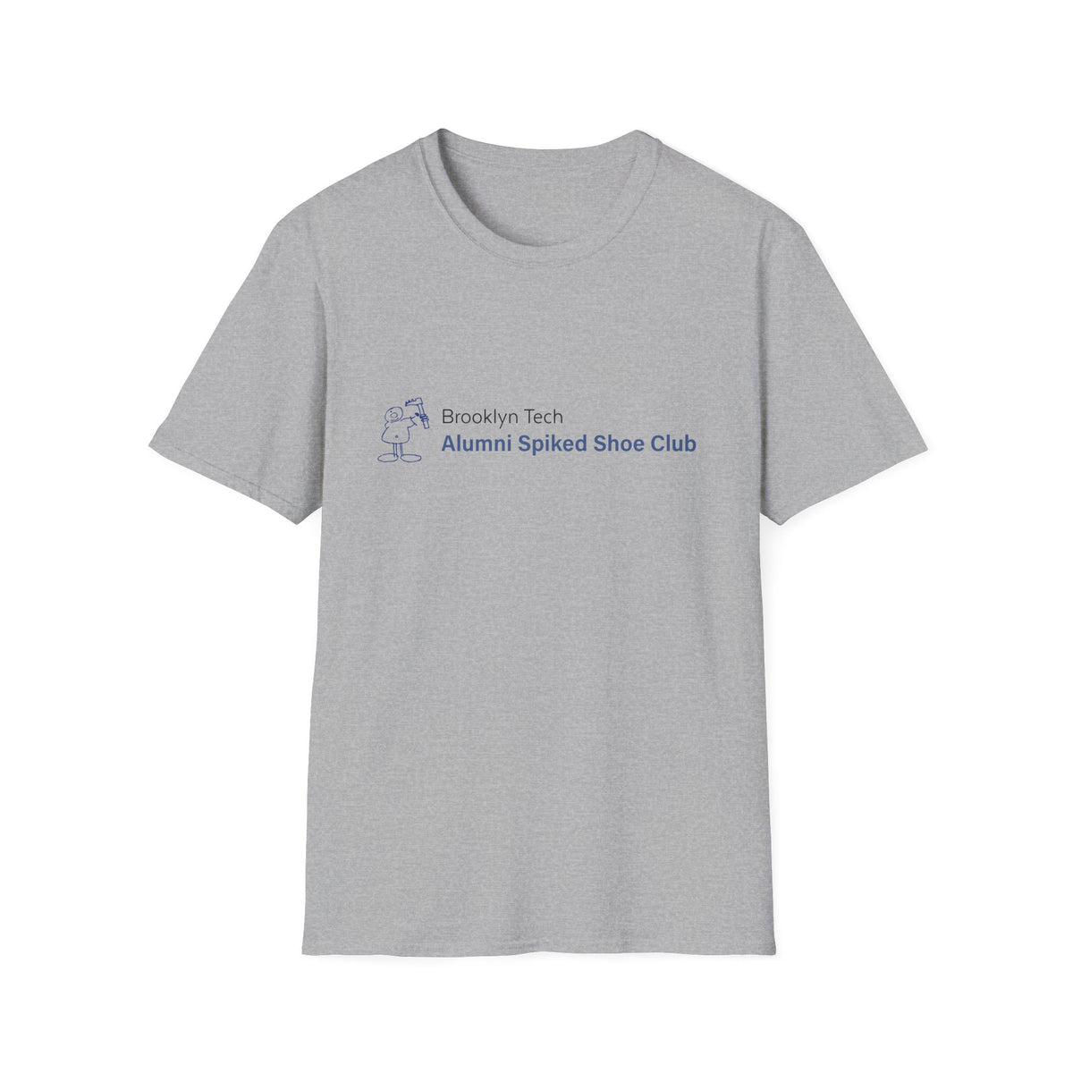 Brooklyn Tech Alumni Spiked Shoe Club - Softstyle T-Shirt - Rectangular Logo