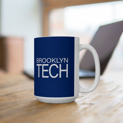 Modern Brooklyn Tech With Classic Tech Logo - Ceramic Mug, (11oz, 15oz)