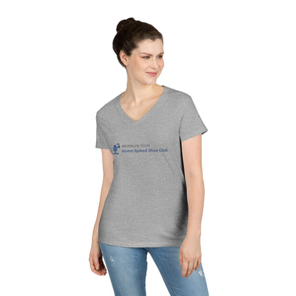 Brooklyn Tech Alumni Spiked Shoe Club Ladies' V-Neck T-Shirt