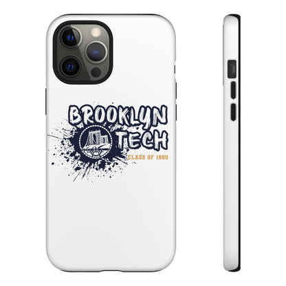 Class Of 1990 Commemorative Tough Cases - Apple & Samsung Only - Gold Font On White Background