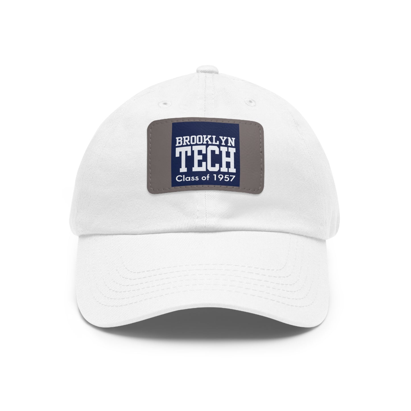 Classic Brooklyn Tech - Hat with Leather Patch (Rectangle) - Class of 1957