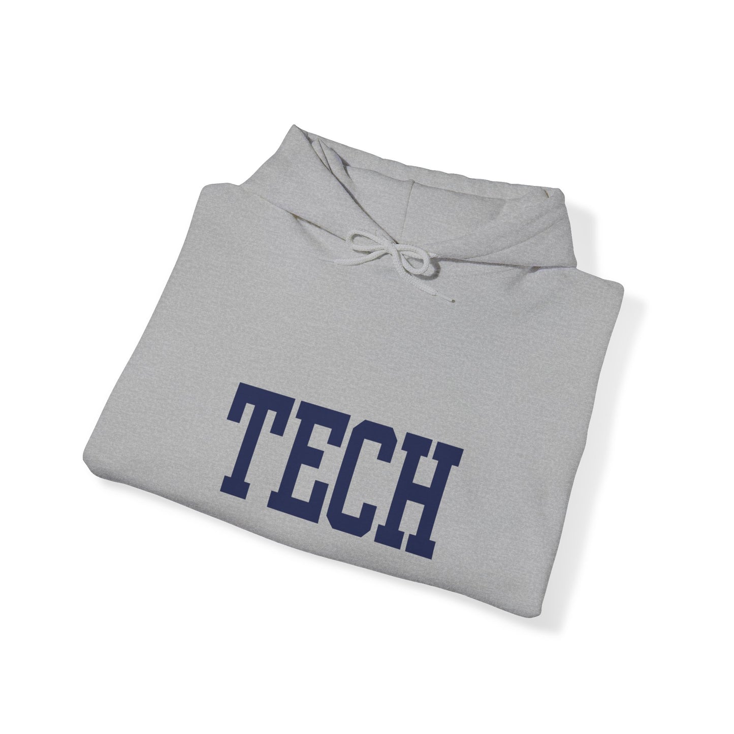 Tech - Classic Font - Men's Heavy Blend Hooded Sweatshirt