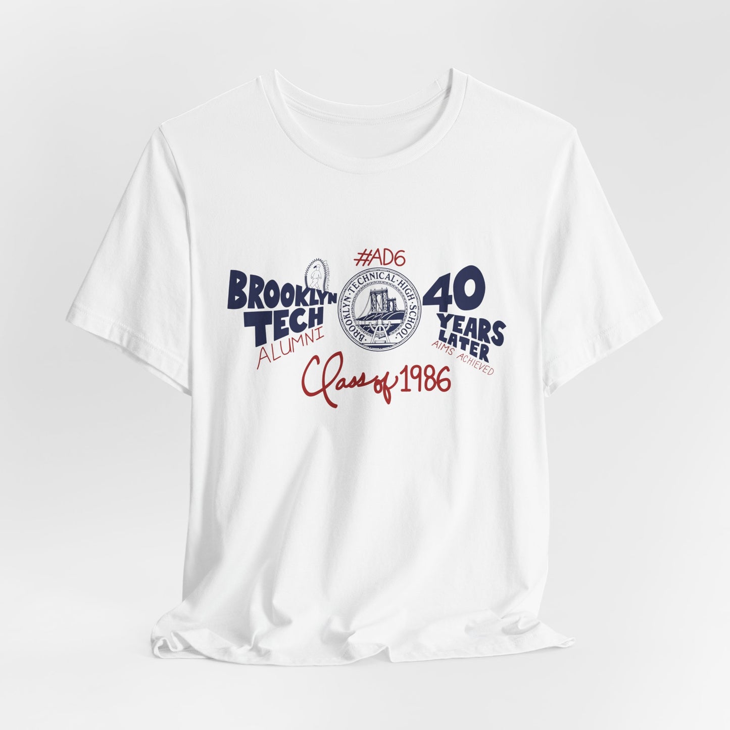 Class of 1986 Commemorative T-Shirt Unisex Jersey Short Sleeve T-Shirt