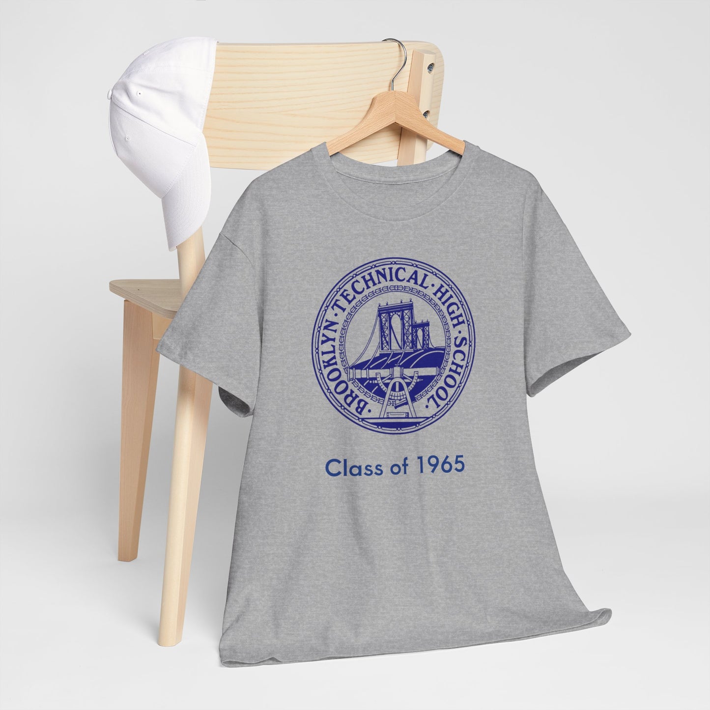 Classic Tech Seal - Men's Heavy Cotton T-Shirt - Class Of 1965