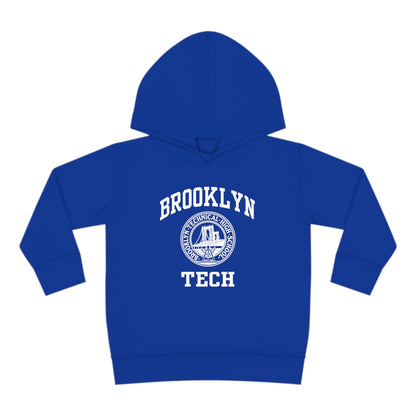 Family - Classic Brooklyn Tech Logo - Toddler Pullover Fleece Hoodie