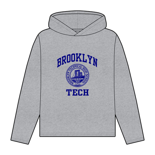 Brooklyn Tech Classic Logo - Ladies Organic Relaxed Fit Hoodie