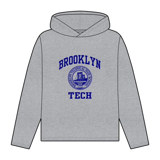 Brooklyn Tech Classic Logo - Ladies Organic Relaxed Fit Hoodie